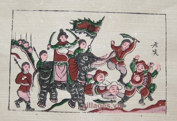 Tranh Bà triệu đánh giặc