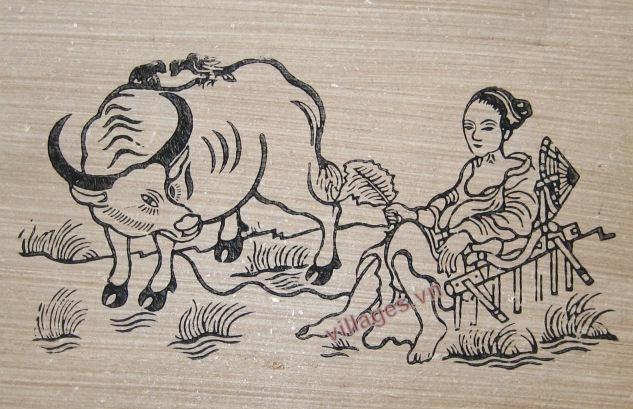 Tranh lão nông nghỉ ngơi