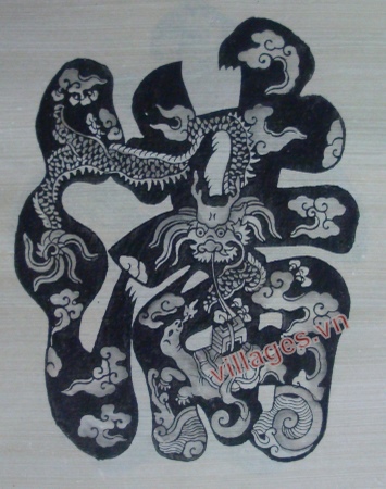 Tranh đông hồ chữ mãn