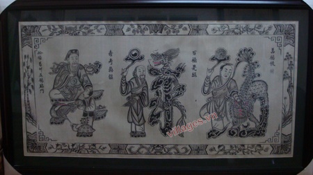 Tranh Phúc Lộc Thọ