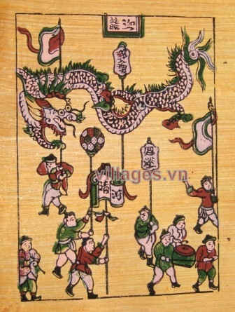 Tranh rước rồng