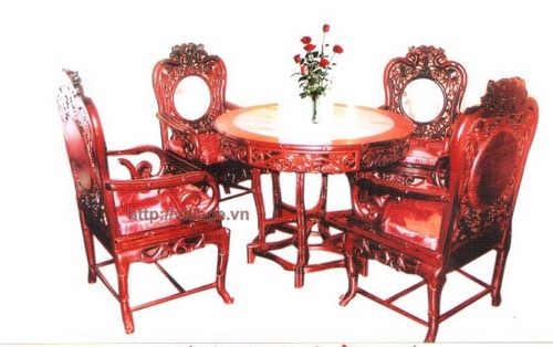 Bộ bàn bốn ghế phòng ăn