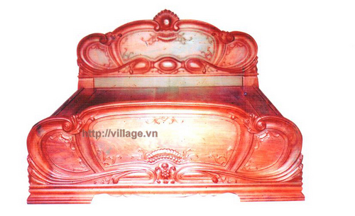 Giường ngủ gỗ Gụ