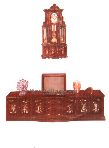 Kệ vô truyến gỗ gụ