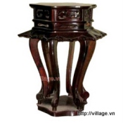 Đôn trụ gỗ gụ