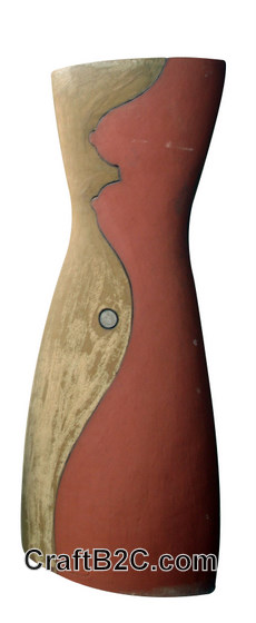 Đồ gốm trang trí hình thân người