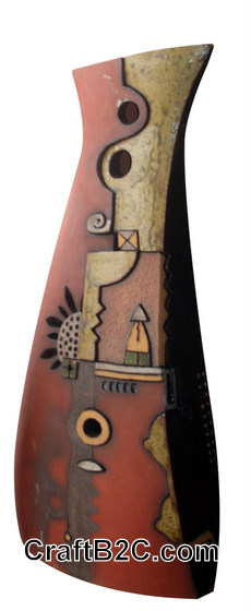 Đồ gốm trang trí trừu tượng Phù Lãng