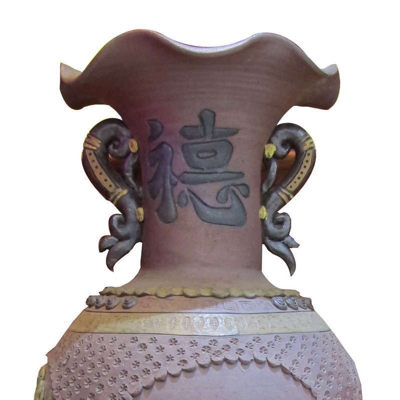 Đôi lộc bình Vinh Hoa - Phú Quý, gốm Phù Lãng