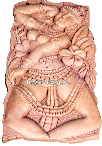 Phù điêu gốm Phù Lãng