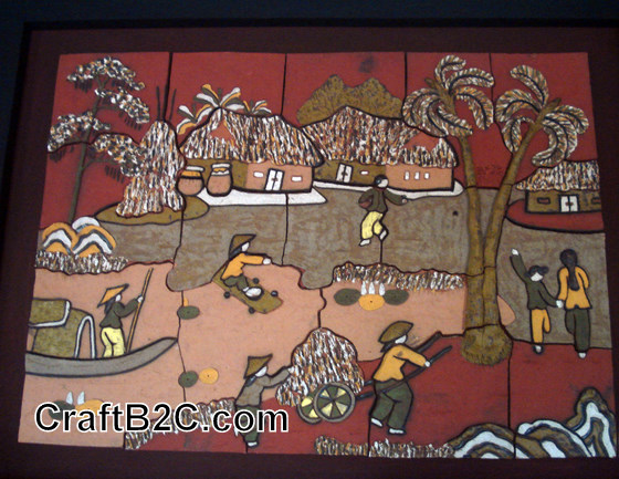 Tranh cảnh nông thôn miền Bắc