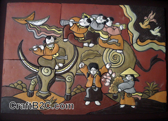 Tranh Chăn trâu thổi sáo