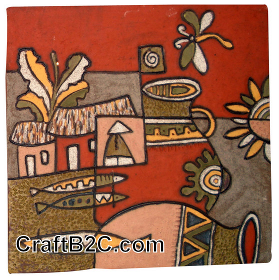 Tranh cuộc sống làng gốm