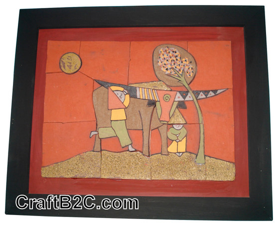 Tranh Em bé chăn trâu