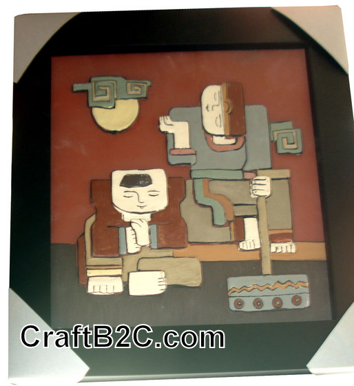 Tranh gốm Phù Lãng: Trên Dưới