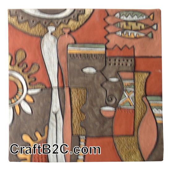 Tranh gốm: Tình yêu