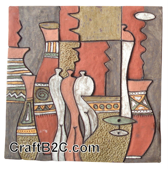 Tranh gốm trừu tượng