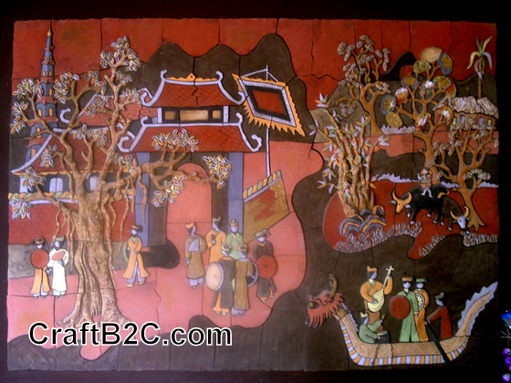 Tranh Hội Làng Quan Họ