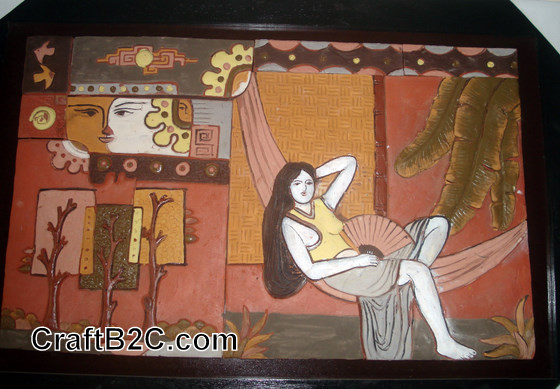 Tranh thiếu nữ nghỉ ngơi trưa