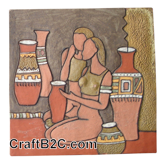 Tranh Thiếu Nữ và Lọ Hoa