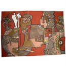 Tranhg gốm trừu tượng Phù Lãng: Con người, lọ gốm và thiên nhiên