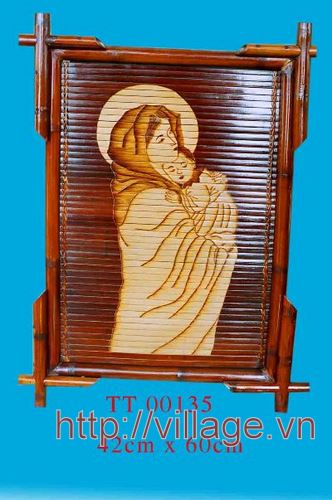 Tranh đức mẹ và em bé